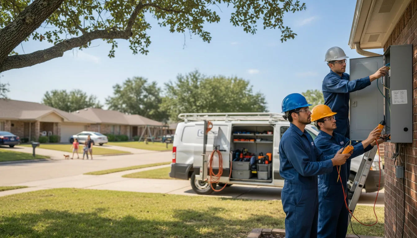 Certified electrician providing emergency electrical services in Melbeta, NE